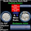 Image 1 : Buffalo Nickel Shotgun Roll in Old Bank Style 'Bell Telephone'  Wrapper 1929 & d Mint Ends
