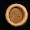Image 3 : Mixed small cents 1c orig shotgun roll, 1918-d Wheat Cent, 1897 Indian Cent other end, Brinks Wrappe