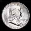 Image 2 : 1949-s Franklin Half Dollar 50c Grades Choice Unc+ FBL