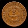 Image 3 : 1865 Two Cent Piece 2c Grades f+