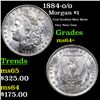 Image 1 : 1884-o/o Morgan Dollar $1 Grades Choice+ Unc