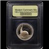 Image 2 : Proof 1986-S Liberty Modern Commem Half Dollar 50c Graded GEM++ Proof Deep Cameo By USCG