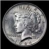Image 2 : 1924-p Peace Dollar $1 Grades Choice+ Unc