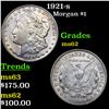 Image 1 : 1921-s Morgan Dollar $1 Grades Select Unc