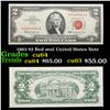 Image 1 : 1963 $2 Red seal United States Note Grades Choice CU