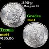 Image 1 : 1890-p Morgan Dollar $1 Grades Choice Unc