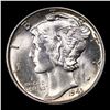 Image 2 : 1943-p Mercury Dime 10c Grades GEM++ Unc.