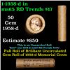 Image 1 : Shotgun Lincoln 1c roll, 1958-d 50 pcs Brandt Wrapper.