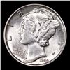 Image 2 : 1943-d Mercury Dime 10c Grades GEM++ Unc.v