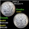 Image 1 : 1921-p Morgan Dollar $1 Grades Select+ Unc