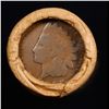 Image 2 : Mixed small cents 1c orig shotgun roll, 1919-s Wheat Cent, 1897 Indian Cent other end, Brinks Wrappe