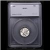 Image 4 : 1944-p Mercury Dime Near TOP POP! 10c Graded ms67+ BY SEGS