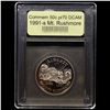 Image 2 : Proof 1991-S Mount Rushmore Modern Commem Half Dollar 50c Graded GEM++ Proof Deep Cameo By USCG
