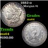 Image 1 : 1882-o Morgan Dollar $1 Grades Choice Unc