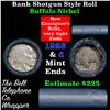 Image 1 : Buffalo Nickel Shotgun Roll in Old Bank Style 'Bell Telephone'  Wrapper 1925 & d Mint Ends