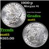 Image 1 : 1900-p Morgan Dollar $1 Grades GEM Unc