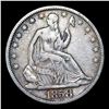 Image 2 : 1858-o Seated Half Dollar 50c Grades vf++