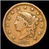 Image 2 : 1837 Head of 1838 Coronet Head Large Cent 1c Grades vf+