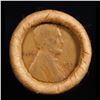 Image 3 : Mixed small cents 1c orig shotgun roll, 1918-s Wheat Cent, 1890 Indian Cent other end, Brinks Wrappe