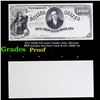 Image 1 : Proof 1875 $1000 US Legal Tender Note, Obverse BEP Intaglio Souvenir Card B-155, CSNS '92 Grades Pro
