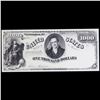 Image 2 : Proof 1875 $1000 US Legal Tender Note, Obverse BEP Intaglio Souvenir Card B-155, CSNS '92 Grades Pro