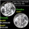Image 1 : 1942-s Mercury Dime Near TOP POP! 10c Grades Gem++ Unc