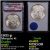 Image 1 : 1921-p Morgan Dollar $1 Graded Unc By ANGS