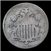 Image 2 : 1869 Shield Nickel 5c Grades vg, very good