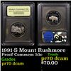 Image 1 : Proof 1991-S Mount Rushmore Modern Commem Half Dollar 50c Graded GEM++ Proof Deep Cameo By USCG