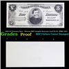 Image 1 : Proof 1890 $5 Treasury Note - Obverse BEP Intaglio Souvenir Card B-252, IPMS 2001 Grades Proof
