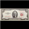 Image 2 : **Star Note** 1953C $2 Red Seal United States Note Key To The Series Grades Select AU