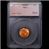 Image 4 : 1909 vdb Lincoln Cent 1c Graded ms66 rd BY SEGS