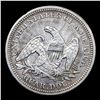 Image 3 : 1853-p Arrows & Rays Seated Liberty Quarter 25c Graded au53 BY SEGS