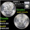 1888-s Morgan Dollar $1 Graded ms62 details By SEGS