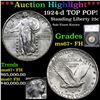 Image 1 : ***Auction Highlight*** 1924-d Standing Liberty Quarter TOP POP! 25c Graded ms67+ FH By SEGS (fc)