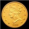 Image 2 : ***Auction Highlight*** 1839/8 Type of 38 Gold Liberty Eagle $10 Graded Select Unc BY USCG (fc)