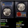Image 1 : PCGS 1923-p Peace Dollar $1 Graded ms65 By PCGS