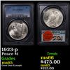 Image 1 : PCGS 1923-p Peace Dollar $1 Graded ms65 By PCGS