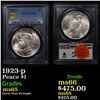 Image 1 : PCGS 1923-p Peace Dollar $1 Graded ms65 By PCGS