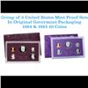 Group of 2 United States Mint Proof Sets 1984-1985 10 coins