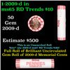 Image 1 : Shotgun Lincoln 1c roll, 2009-d Bi-centennial 50 pcs N.F String & Son Wrapper.