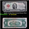 1928G $2 Red Seal United States Note Grades vf details