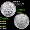 Image 1 : 1884-o Morgan Dollar $1 Grades Select Unc