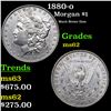 1880-o Morgan Dollar $1 Grades Select Unc