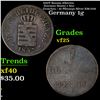 1847F Saxony-Alberine (German States) 1 Neu-Groschen / 10 Pfennige Silver KM-1159 Grades vf+