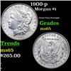 Image 1 : 1900-p Morgan Dollar $1 Grades GEM Unc