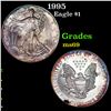 1995 Silver Eagle Dollar $1 Grades ms69
