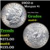Image 1 : 1902-o Morgan Dollar $1 Grades Choice+ Unc