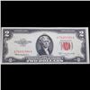 Image 2 : 1953C $2 Red Seal United States Note Key To The Series Grades Select AU