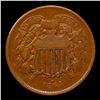 Image 2 : 1864 Large Motto Two Cent Piece 2c Grades xf+